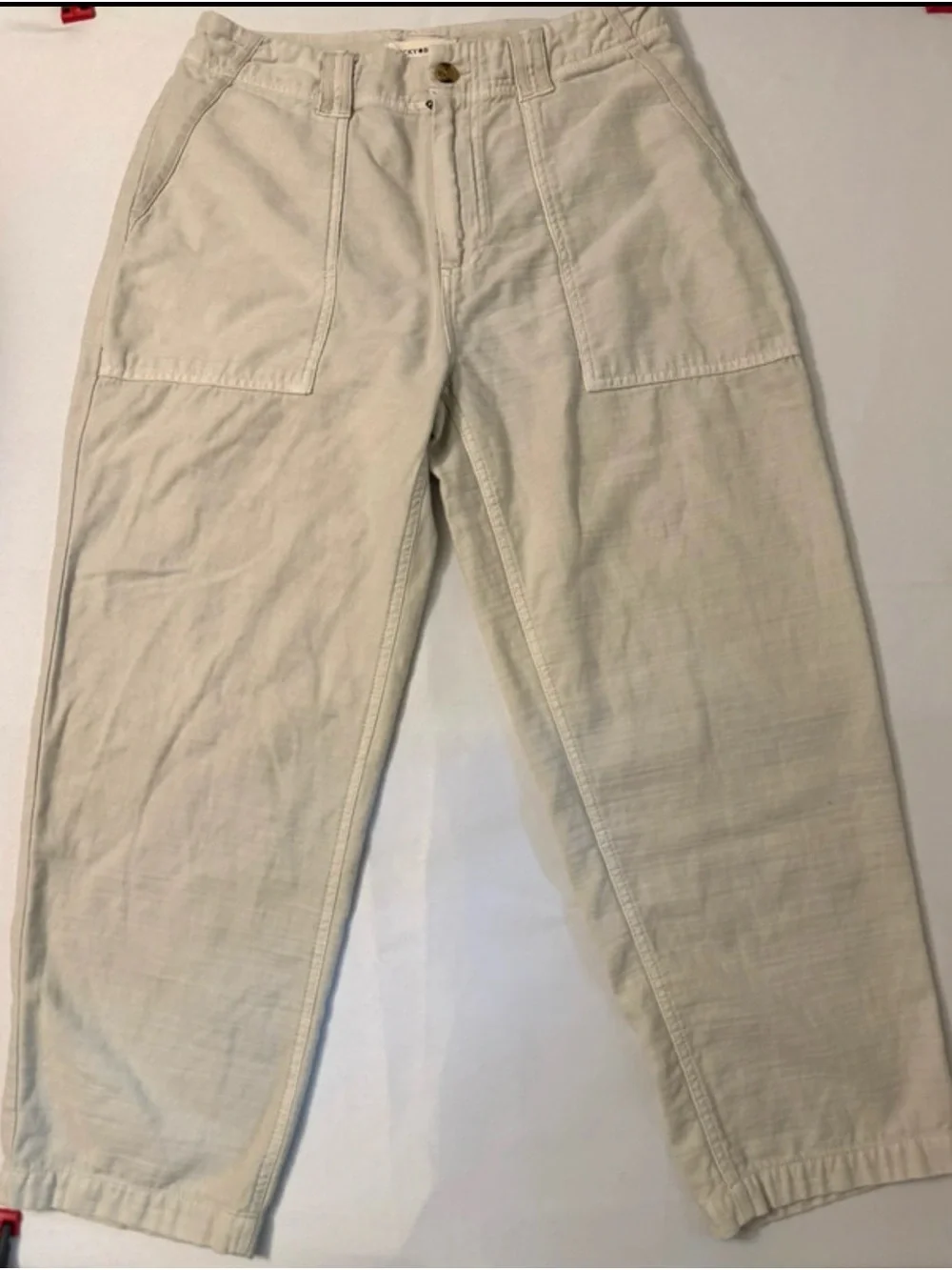 Lucky Brand Cream Utility Chinos